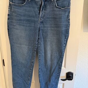 Madewell Women's the perfect vintage Straight Leg Blue Jeans